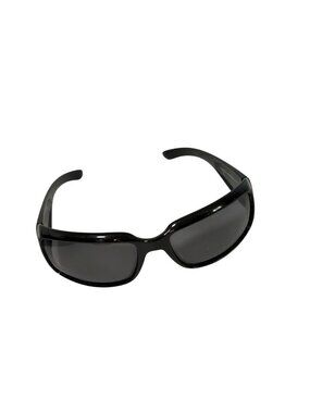Berkley Black Mens Sunglasses With Case Plastic Rim